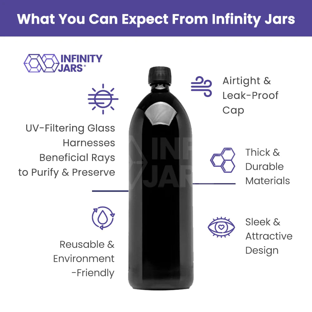 Infinity 1 Liter Glass Bottle