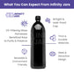 Infinity 1 Liter Glass Bottle
