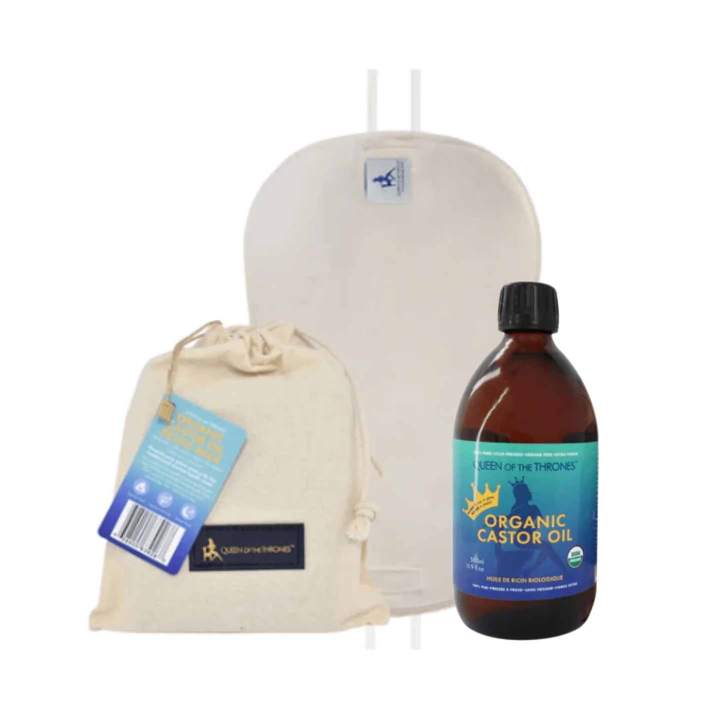 Castor Oil Pelvic Pack Kit